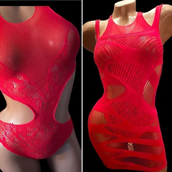 2-Piece Custom Set l Stringy Top & Bodysuit I OS l High-Stretch I New - Picture 4 of 13